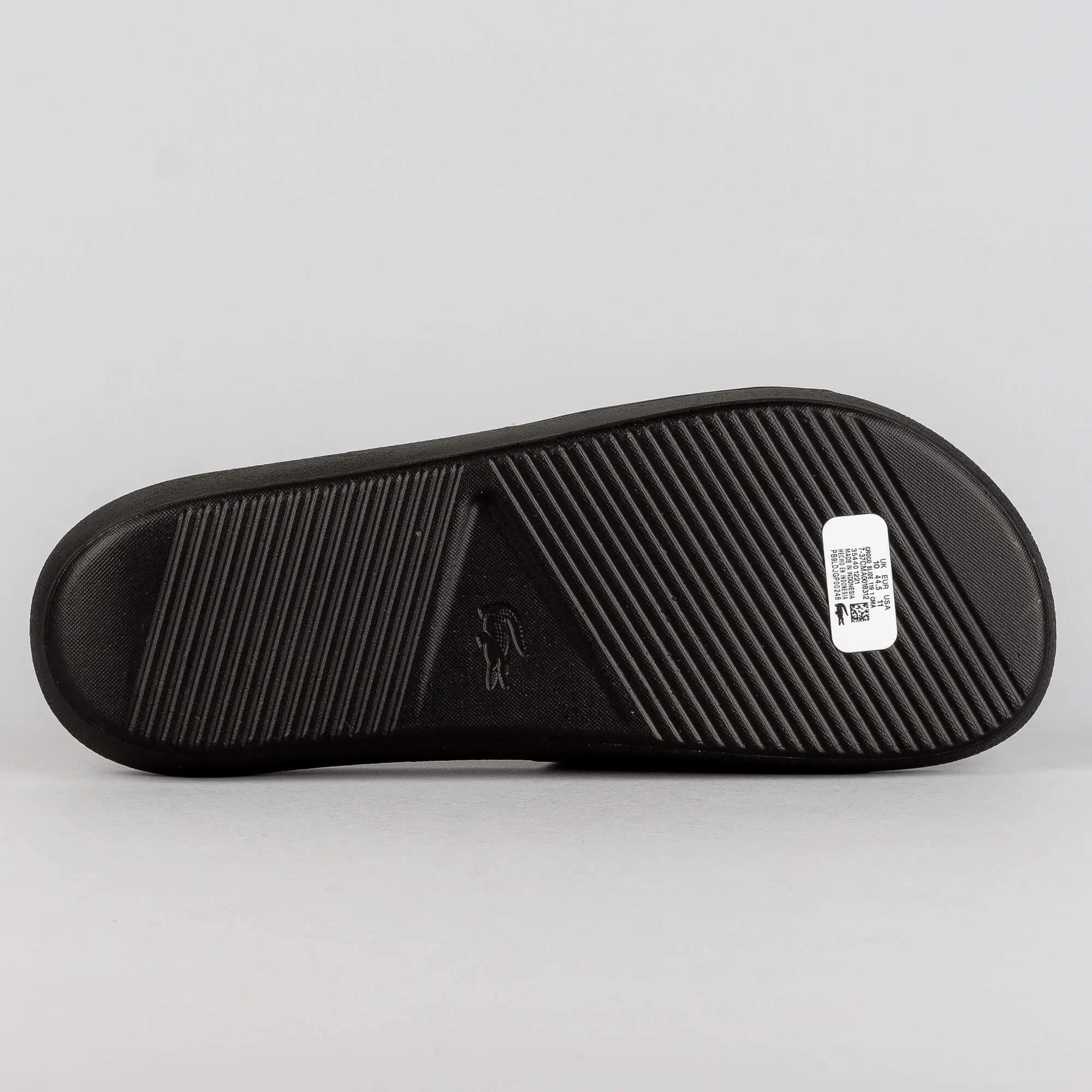 Lacoste Croco Slide Blk/Wht