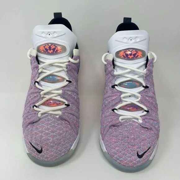 Lebron‎ XVII CW2760900 Kids Multicolor Sneakers Lace Up Low Top Shoes Size 4.5Y