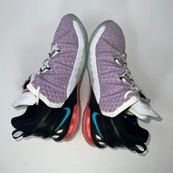 Lebron‎ XVII CW2760900 Kids Multicolor Sneakers Lace Up Low Top Shoes Size 4.5Y