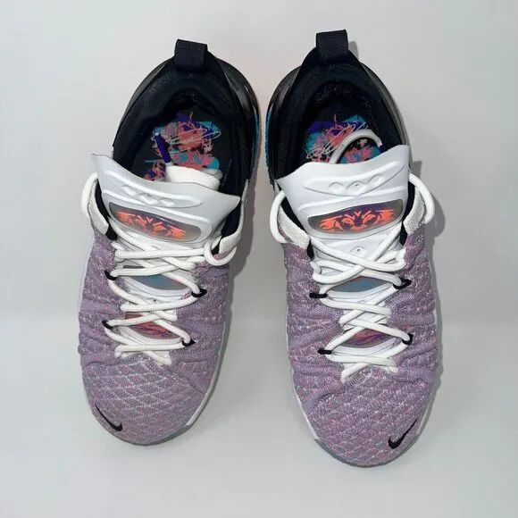 Lebron‎ XVII CW2760900 Kids Multicolor Sneakers Lace Up Low Top Shoes Size 4.5Y