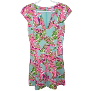 Lilly Pulitzer Briella in the Vias Ponte knit stretch fit and flare dress sz XS
