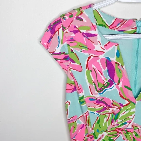 Lilly Pulitzer Briella in the Vias Ponte knit stretch fit and flare dress sz XS