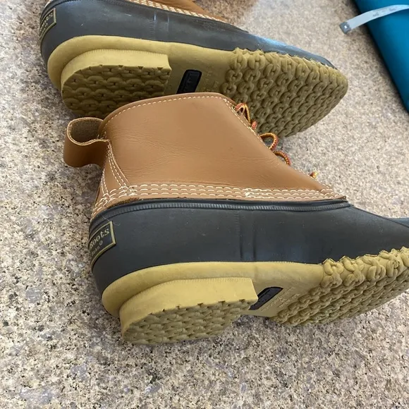L.L. Bean 6” Duck Leather Rubber Boot Women’s 10 M FM 175062