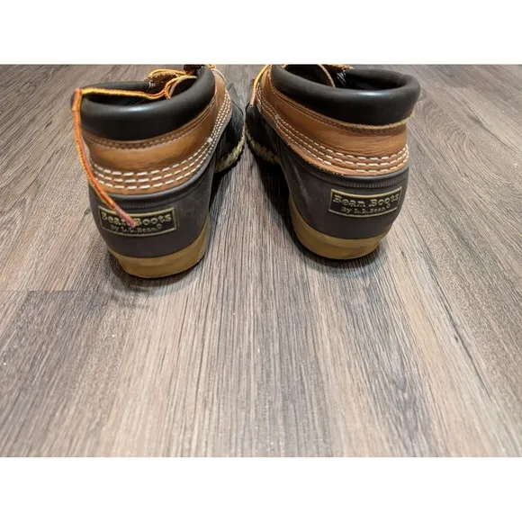 LL Bean Boots Low 3 Eye Duck Hunting Maine Men's Size 13 USA Made Read