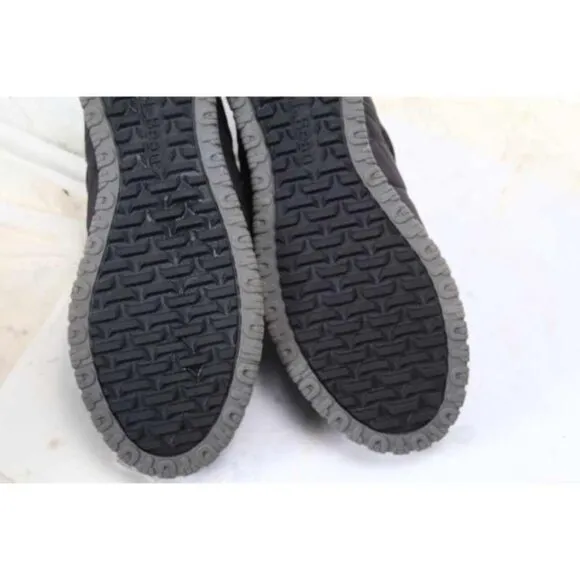 L.L. BEAN quilted slip on shoes black womens comfort winter sz us 8 M