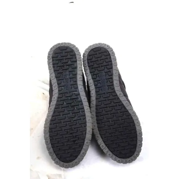 L.L. BEAN quilted slip on shoes black womens comfort winter sz us 8 M