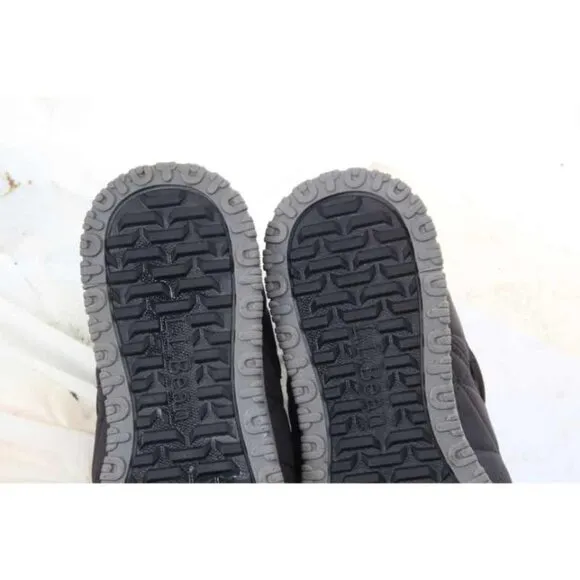 L.L. BEAN quilted slip on shoes black womens comfort winter sz us 8 M