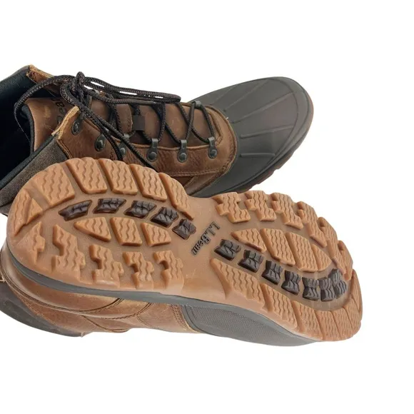 L.L.BEAN Storm Chaser Boots Men's 13 Waterproof 200 Gram Lug Rubber Sole