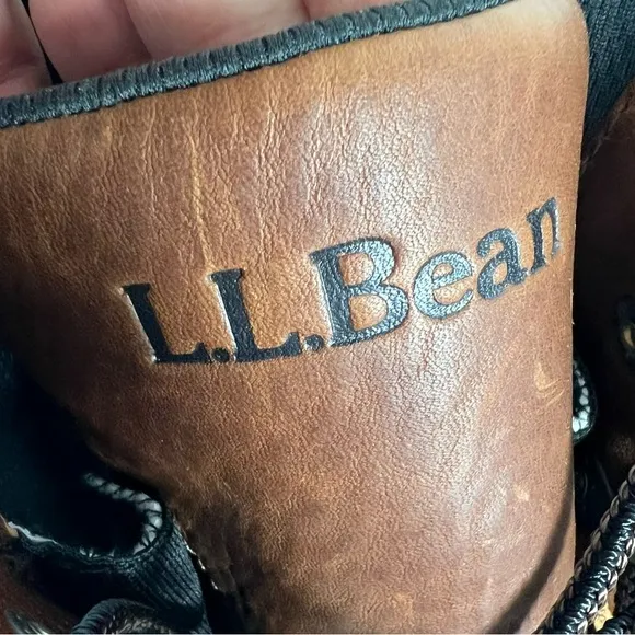 L.L.BEAN Storm Chaser Boots Men's 13 Waterproof 200 Gram Lug Rubber Sole