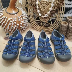 Lot Of 2 KEEN Kids' Sz 4/36 Newport H2 Sandals Blue Water Sports Hiking Outdoor