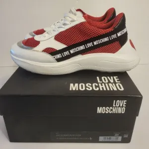 Love Moschino ja15086g1aip150a Running Shoes EU 40 US 10 White Red Black