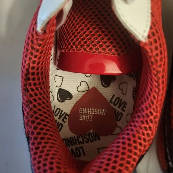 Love Moschino ja15086g1aip150a Running Shoes EU 40 US 10 White Red Black