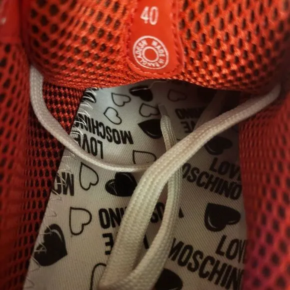 Love Moschino ja15086g1aip150a Running Shoes EU 40 US 10 White Red Black
