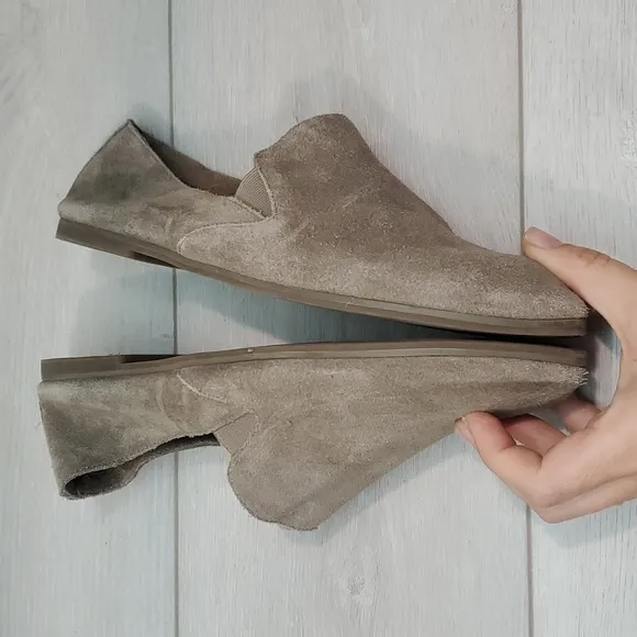 Lucky Brand Womens Charsa2 Comfort Suede Flats Loafer shoes sz 9M