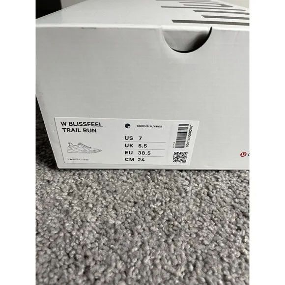 Lululemon Blissfeel Trail Run Shoes Women's Size 7 Athleisure Hiking Walking Run