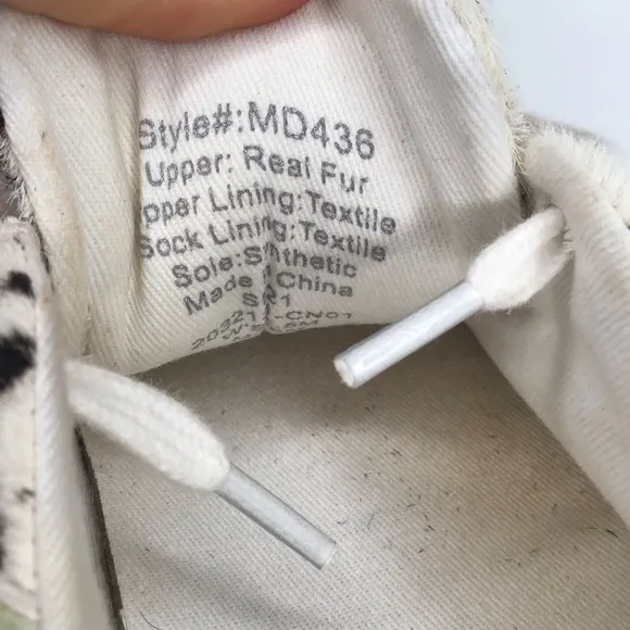 Madewell Sidewalk Low Top Sneakers in Spatter Painted Calf Hair.