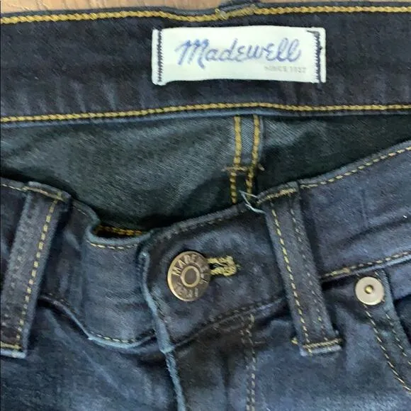 Madewell Skinny Skinny Crop Jean In Tempest Wash