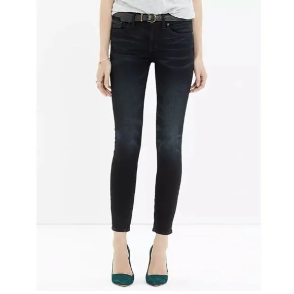 Madewell Skinny Skinny Crop Jean In Tempest Wash