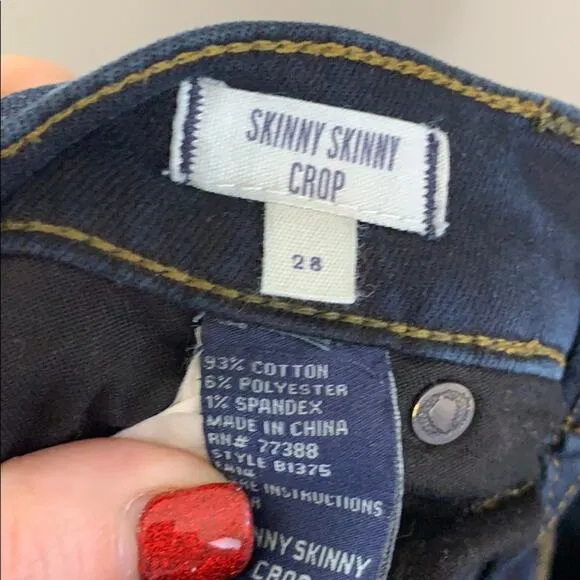 Madewell Skinny Skinny Crop Jean In Tempest Wash