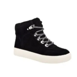 Marc Fisher Ltd Summa Suede Cold-Weather Sneakers Black 7.5M NWT