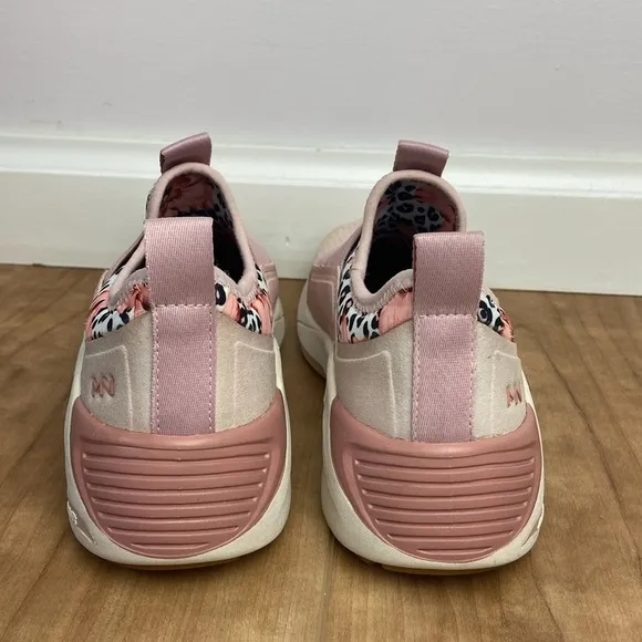 Mark Nason Women's A Linear Kenley Floral Pink Athletic Slip On Nursing Shoes