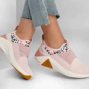 Mark Nason Women's A Linear Kenley Floral Pink Athletic Slip On Nursing Shoes