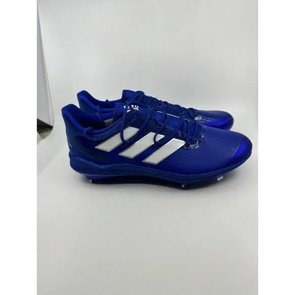 Men Adidas Adizero Afterburner 8 Baseball Cleats Royal Blue FZ4215 Size 13 NEW