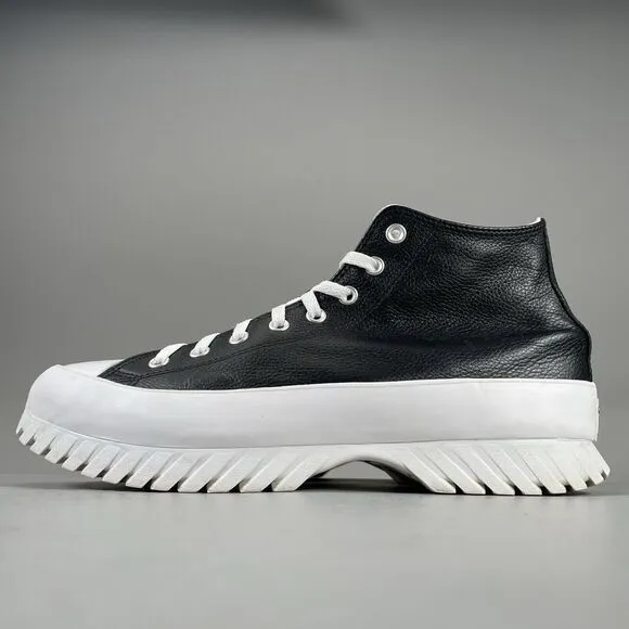 Men’s 11.5 Women’s 13.5 Converse Chuck Taylor All Star Lugged 2.0 Black Sneakers