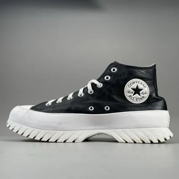 Men’s 11.5 Women’s 13.5 Converse Chuck Taylor All Star Lugged 2.0 Black Sneakers