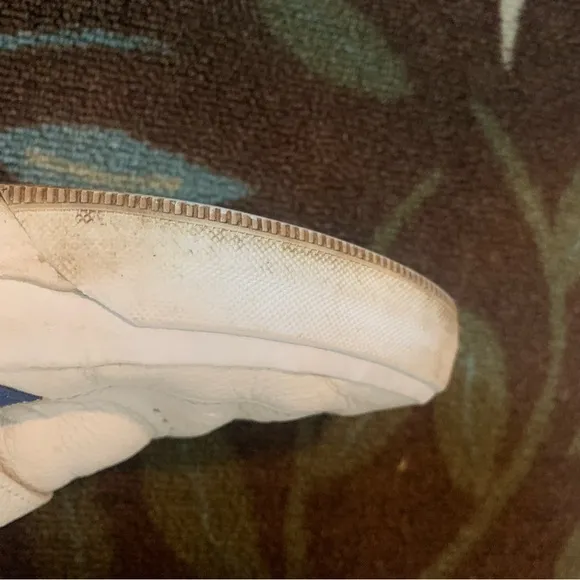 Mens 7.5 Vans Kyle Walker Pro 2 White and Blue Slip On  (Women’s size 9).