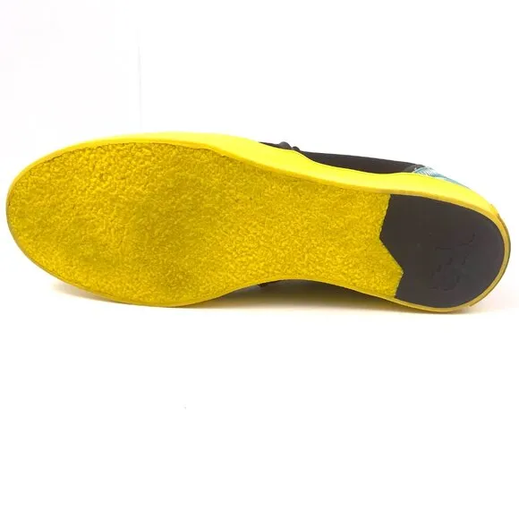 Men's Adidas Yohji Yamamoto Y-3 Black Hand Painted Slip On Shoes Q34391 Size 9