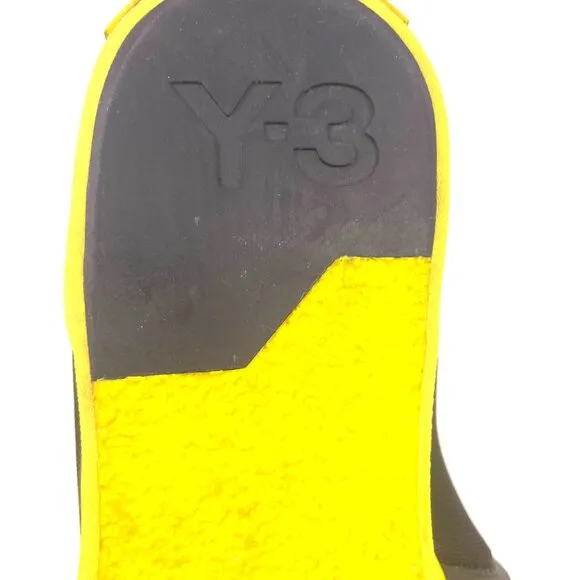 Men's Adidas Yohji Yamamoto Y-3 Black Hand Painted Slip On Shoes Q34391 Size 9