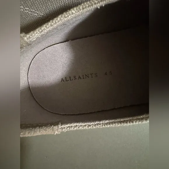 Mens All Saints Shoes NWT