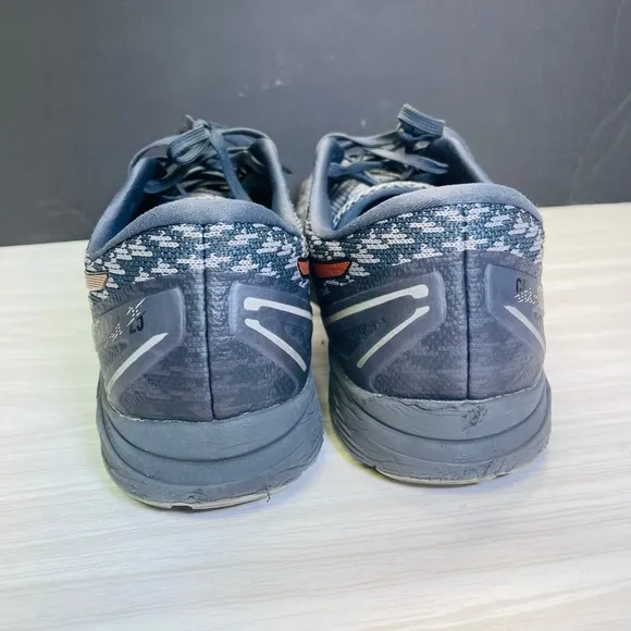 Men's Asics Gel DS Trainer 25 1011A675 Gray Gold Running Shoes Lace Up Sz 11