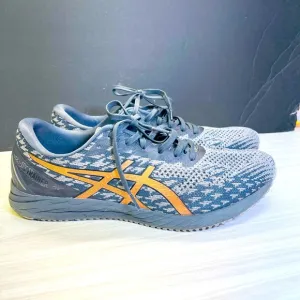Men's Asics Gel DS Trainer 25 1011A675 Gray Gold Running Shoes Lace Up Sz 11
