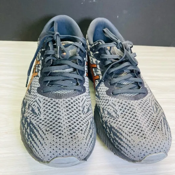 Men's Asics Gel DS Trainer 25 1011A675 Gray Gold Running Shoes Lace Up Sz 11