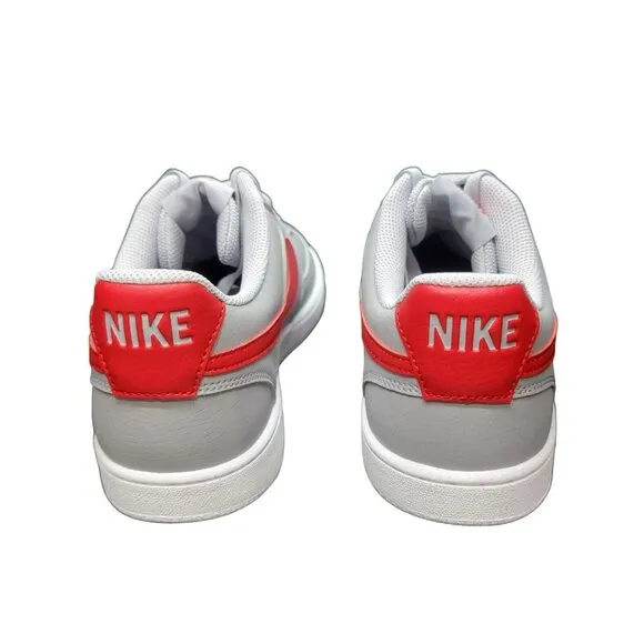🤩Mens Casual Shoes Nike Court Vision Lo Next Nature 10 Wolf Grey Red DH2987-004