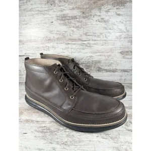 Men's Cole Haan Original Grand OS Moc II Brown Leather Chukka Boot Sz 13M EUC!