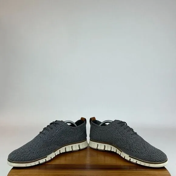 Mens Cole Haan Zerogrand Gray Wingtip Comfort Brogue Sneakers Shoes Size 10 M‎