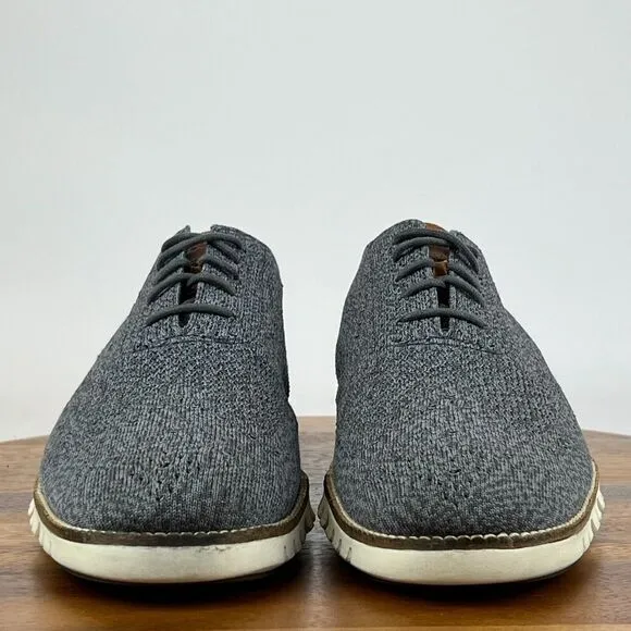 Mens Cole Haan Zerogrand Gray Wingtip Comfort Brogue Sneakers Shoes Size 10 M‎