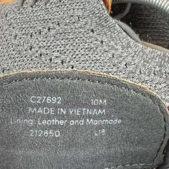 Mens Cole Haan Zerogrand Gray Wingtip Comfort Brogue Sneakers Shoes Size 10 M‎