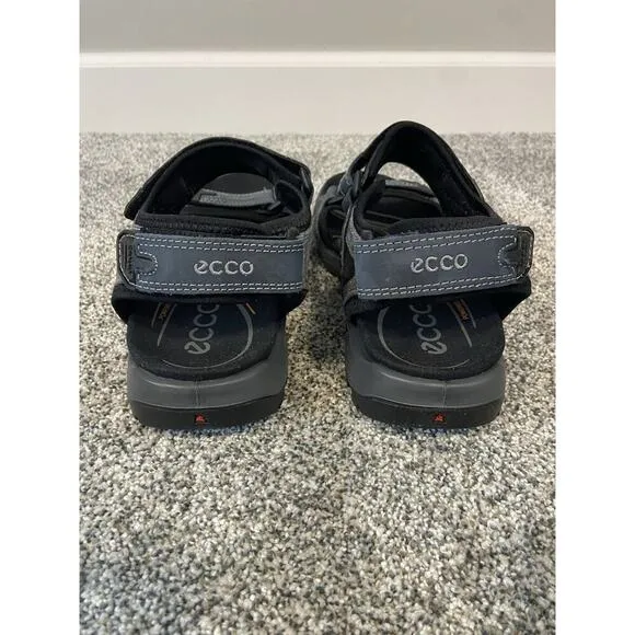Men’s ECCO Offroad Nubuck Outdoor Sandals Blue NEW Size 42 US 8-8.5 Adjustable