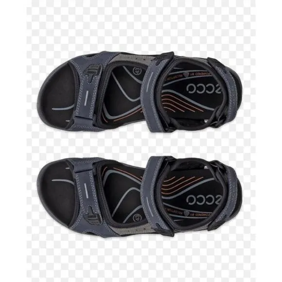 Men’s ECCO Offroad Nubuck Outdoor Sandals Blue NEW Size 42 US 8-8.5 Adjustable