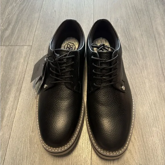 Men's G/Fore G4 Collection Gallivanter Onyx Black Leather Golf G4MC20EF01 Sz 11