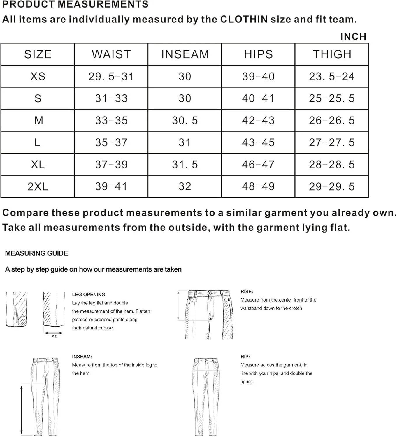 Men'S Insulated Pants Fleece Lined Snow Pants Softshell Water and Wind-Resistant