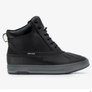 Men's New Size 16 Nautica New Bedford Duck Boot rain boots black ⚫ weather shoes
