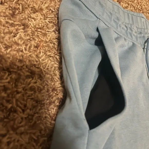 Men's Nike Sportswear Tech Fleece Drawstring Sports Shorts Light Blue