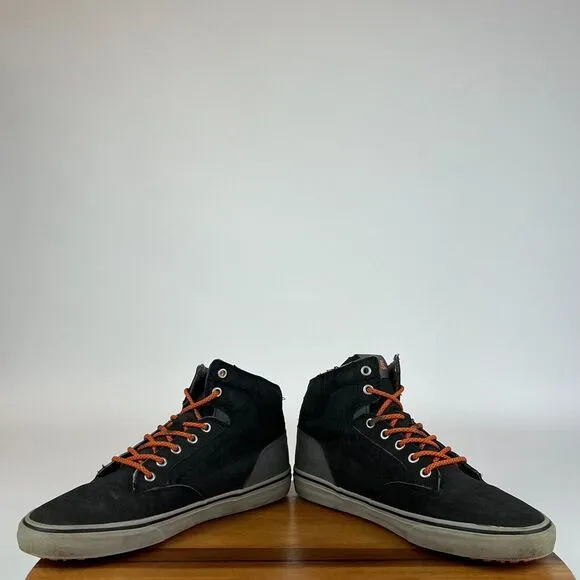 Mens Vans All Weather MTE Gray Leather Hi Top Lined‎ Shoes Sneakers 10.5 M GUC