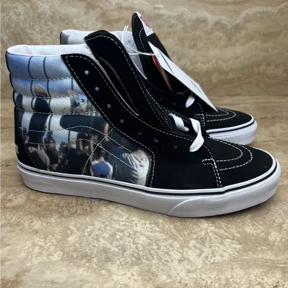 Mens Vans X MOCA Sk8-Hi Frances Stark Black Sneakers Limited-Edition 2021 Shoes