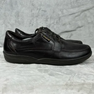 Mephisto Match Mens 13 US Walking Shoes Runoff Air Jet Leather Dark Brown